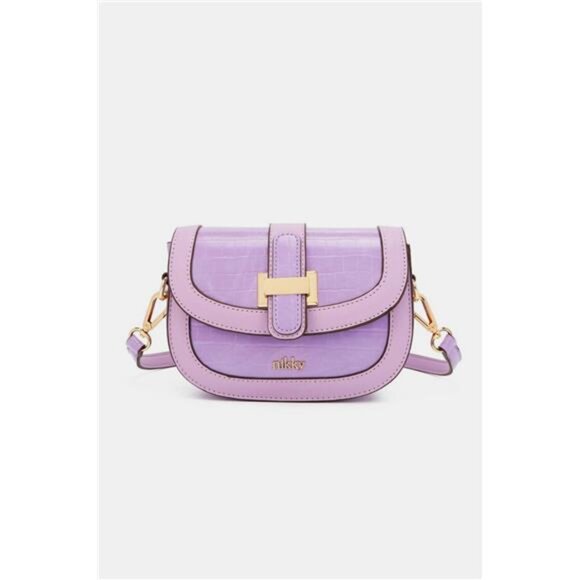 Nicole Lee USA Croc Embossed Crossbody Bag - Picture 10 of 10